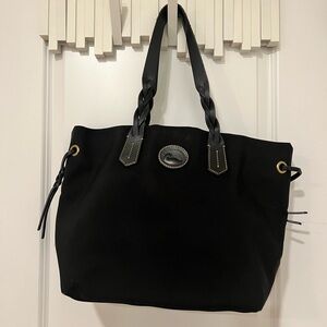 Black Tote Bag - Dooney and Bourke - leather handle